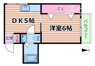 シャトーポポの物件間取画像